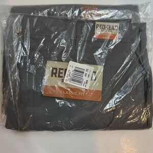 NWT Red Head Brand Co Cargo  Soft Shell Pants Mens 40x32 Grey Classic Fit‎ Nib